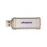 Kanguru Solutions FlashBlu - USB flash drive - 64 GB - Hi-Speed USB - blue, silver